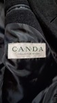 Vorschaubild 2 von CANDA Herren Wintermantel Klassisch Wolle Business Grau Gr. 58/4XL