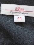 Vorschaubild 7 von A-Linienrock Damen Gr. 44/XXL Grau Polyester Viskose Elasthan Uni