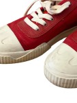 Vorschaubild 3 von Damen Sneaker Low Schnürung Textil Rot Gr. 39 Freizeit