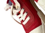 Vorschaubild 4 von Damen Sneaker Low Schnürung Textil Rot Gr. 39 Freizeit