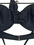 Vorschaubild 2 von Bikini-Oberteil Damen Gr. 36/S Schwarz Polyamid Elasthan Uni Feminin