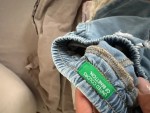 Vorschaubild 6 von Mädchen Shorts Hose Gr. 82 Blau Baumwolle Rüschen
