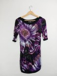 Vorschaubild 2 von Damen Freizeitkleid Lila Gr. 38/M Modern Viskose