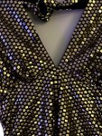 Vorschaubild 5 von Damen Abendkleid Pailletten Gold Gr. 40/L Glamourös Party