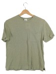 Vorschaubild 1 von T-Shirt Kinder Oliv Gr. 140 Baumwolle Strukturmuster Casual Kurzarm Alltag