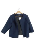 Vorschaubild 1 von Damen Leichte Jacke Gr. 40/L Blau Modern 3/4-Arm