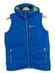 Vorschaubild 1 von Kinder Steppweste mit Kapuze Gr. 164 Blau Outdoor