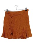 Vorschaubild 1 von Hosenrock Damen Gr. 38/M Braun Viskose Punkte Feminin