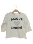 Vorschaubild 1 von Kinder Mädchen Langarmshirt Beige Gr. 92 Amour Sincère Herzprint Casual