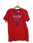 Vorschaubild 1 von Kinder T-Shirt Rot Gr. 140 Logo-Print Kurzarm Baumwolle