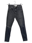 Vorschaubild 1 von Ripped Damen Gr. W29/38/M Grau Uni Casual 35 cm Knopf 68 cm