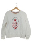 Vorschaubild 1 von Damen Sweatshirt Gr. 38/M Weiß Maritim Anker-Print