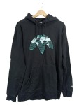 Vorschaubild 1 von Kapuzenpullover Herren Gr. 52/L Schwarz Baumwolle Logo-Print Sportlich