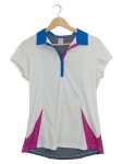 Vorschaubild 1 von Damen Poloshirt Golf Gr. 38 Weiß Sportlich Kurzarm