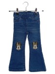 Vorschaubild 1 von Mädchen Jeans Regular Fit Hose 92 Blau Casual Minnie Maus Applikationen