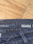 Vorschaubild 6 von Damen Jeans Slim Fit Grau W28/36 S Baumwolle Elasthan Fransen
