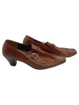 Vorschaubild 1 von Damen Schnürschuhe Leder Braun Gr. 38 Klassisch Absatzschuhe