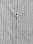 Vorschaubild 5 von Damen Strickjacke Reißverschluss Beige Gr. 44 XXL Casual Rippstrick