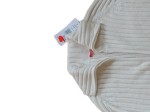 Vorschaubild 4 von Damen Strickjacke Reißverschluss Beige Gr. 44 XXL Casual Rippstrick