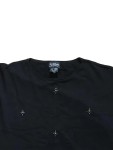 Vorschaubild 3 von Damen Pullover Langarm Perlen Elegant Schwarz Gr. 46