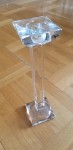 Vorschaubild 1 von Glas Kerzenhalter Eckig Modern Transparent 22cm
