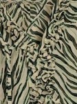 Vorschaubild 4 von Damen Bluse Zebramuster Gr. 34/XS Beige Grün Rüschen