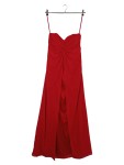 Vorschaubild 1 von Abendkleid Damen Rot Lang Gr. 40/L Elegant Glamourös