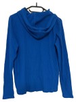 Vorschaubild 2 von Kapuzenpullover Damen Blau Rippstrick Gr. 38 M Casual Freizeit