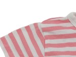 Vorschaubild 3 von Kinder T-Shirt Gr. 62 Rosa gestreift mit Teddy Applikation Baumwolle