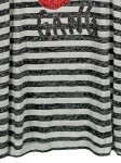 Vorschaubild 3 von T-Shirt Damen Mehrfarbig Gr. 52/6XL Polyester Viskose Gestreift