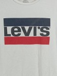 Vorschaubild 2 von Herren T-Shirt Weiß Gr. 50/L Casual Baumwolle Logo-Print