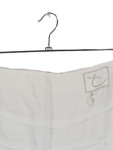 Vorschaubild 2 von Faltenrock Damen Gr. 40 Weiß Leinen Baumwolle Feminin