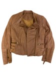 Vorschaubild 1 von Lederjacke Damen Braun Gr. 36/S Modern Freizeit Leder