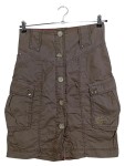 Vorschaubild 1 von Damen Minirock Cargo Braun Gr. M 38 Baumwolle