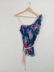 Vorschaubild 2 von Damen Top Bluse Blumenmuster Gr. 36/S Feminin