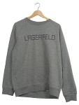 Vorschaubild 1 von Lagerfeld Herren Sweatshirt Grau Gr. 50/L Baumwolle Casual