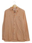 Vorschaubild 1 von Herren Freizeithemd kariert Orange Gr. 48/M Baumwolle Langarm