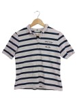 Vorschaubild 1 von Damen Poloshirt Gestreift Blau Größe S Kurzarm