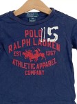 Vorschaubild 2 von Polo by Ralph Lauren Kinder Langarmshirt Gr. 74 (9 Monate) Blau Casual Logo