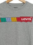 Vorschaubild 2 von Kinder T-Shirt Grau Gr. 140 mit buntem Logo-Print