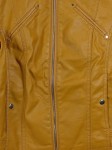 Vorschaubild 3 von Damen Kunstlederjacke Bikerjacke Gelb Gr. 36/S Modisch