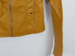 Vorschaubild 4 von Damen Kunstlederjacke Bikerjacke Gelb Gr. 36/S Modisch