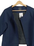 Vorschaubild 2 von Damen Leichte Jacke Gr. 40/L Blau Modern 3/4-Arm