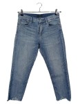 Vorschaubild 1 von Jeans Regular Fit Damen Blau Gr. W27 Baumwolle Andere Fasern Elasthan L24