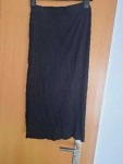Vorschaubild 2 von Damen Faltenrock Gr. 36/S Schwarz Casual Midirock