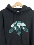 Vorschaubild 3 von Kapuzenpullover Herren Gr. 52/L Schwarz Baumwolle Logo-Print Sportlich
