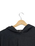 Vorschaubild 5 von Kapuzenpullover Damen Schwarz Gr. 36/S Baumwolle Polyester Uni Casual