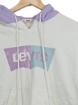 Vorschaubild 2 von Damen Kapuzenpullover Hoodie Weiß Lila Gr. 38