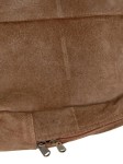 Vorschaubild 4 von Wildleder Umhängetasche Braun Casual 33x38 cm Damen Schultertasche
