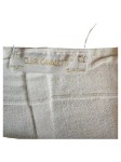 Vorschaubild 4 von Faltenrock Damen Gr. 40 Weiß Leinen Baumwolle Feminin